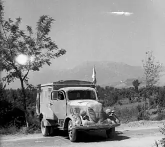 Sanitäts-Lastkraftwagen Phänomen mit Kastenaufbau; Lfl 2