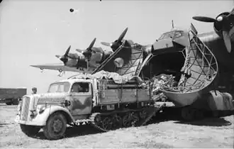 Luftverladbarer Opel Maultier, Nutzlast 2 t