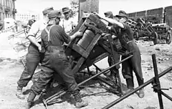 Vorbereitung der Abschussgestelle