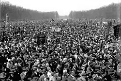 Demonstration am 1. Mai in Berlin-Treptow