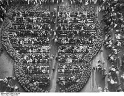 Veranstaltung im Radiogarten 1929