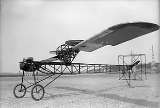 Versuchsmodell des Zaschka-Rotationsflugzeugs, Juli 1928