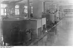 Küche des Lager Bernitz, 1944