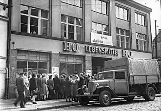 Lebensmittelgeschäft der HO (1950)