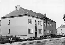 Mittelheide: In der Mittelheider Straße in Köpenick entstehen 10 Wohnhäuser mit 51 Wohnungen. 6. September 1952