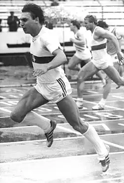 Frank Emmelmann (links) belegte Rang&nbsp;fünf