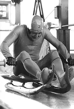 Jacob am Start zum Saisonauftaktrennen 1987 in Oberhof