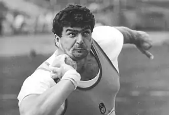 Udo Beyer, 1976 Olympiasieger, erreichte Platz&nbsp;vier