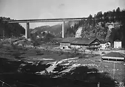 Die Mangfallbrücke, ca. 1936