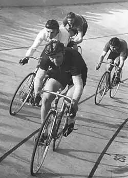 Großer Osterpreis am 2. April 1956 mit Werner Malitz (vorn) und Sieger Joachim Popke