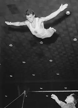 Erwin Koppe am Reck, 1963