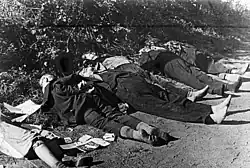 Leichen getöteter Volksdeutscher, Bromberger Blutsonntag, 1939