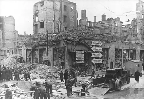 Berlin, zerstörtes Varieté „Wintergarten“