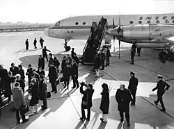 Flughafen Leipzig zur Messe 1971