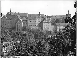 Schloss Colditz als Krankenhaus 1975