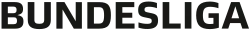 Abgebildet ist das Logo der deutschen Fußball-Bundesliga. Es besteht aus der Schrift „Bundesliga“. Die Schriftfarbe ist schwarz.