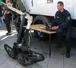 Fern­lenk­manipulator der Bundes­polizei