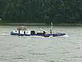 Bunkerboot auf dem Rhein