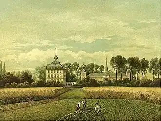 Burg Kendenich, Lithografie Sammlung Alexander Duncker