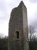Bergfried mit dem rundbogigen Hocheingang
