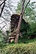 Reste der mittelalterlichen Burg (2008)