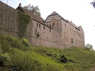 Die Westseite mit dem Voitschen Ansitz