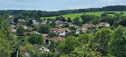 Die südwestlichen Siedlungen an Alm-/Hochfeld- und Schlossblickstraße