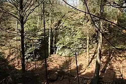 Bild 4: Die Südostseite des Kernburgbereiches