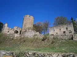 Burgruine Prandegg im Frühling
