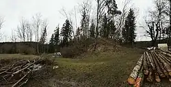 Burghügel mit Zugang