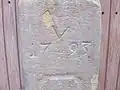 Die Jahreszahl der Türpforte:1793