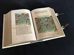 Doppelseite aus der Grossen Burgunderchronik