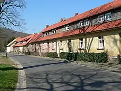 Historische Häuserzeile in Bursfelde