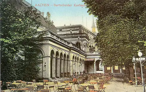 Burtscheider Kurhaus um 1911, erbaut von Eduard Linse