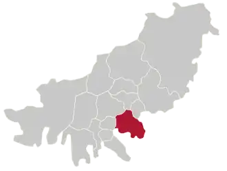 Lage von Nam-gu in Busan