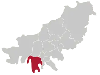 Lage von Saha-gu in Busan
