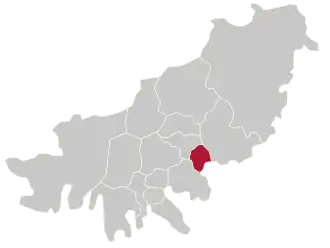 Lage von Suyeong-gu in Busan