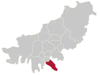 Lage von Yeongdo-gu in Busan