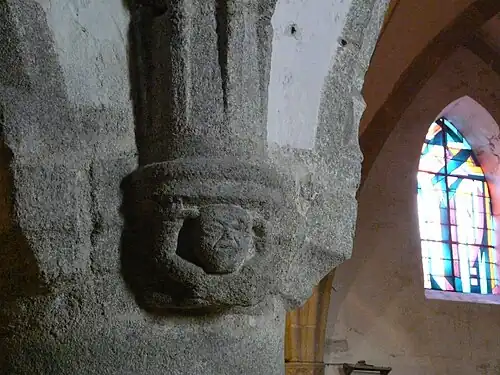 Skulptierter Kragstein