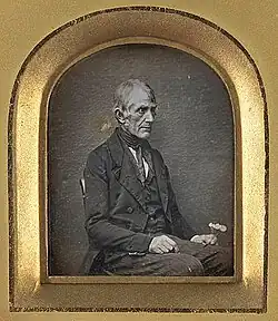 Daguerreotypie von Buxton im Alter von 65 Jahren