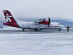 Canadian North-First Air ATR 42-500 am Cambridge Bay Airport