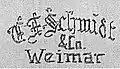 Logo 5 C.F.Schmidt / & Co. / Weimar