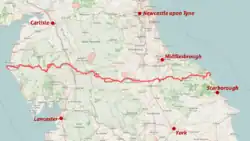 Karte des Wanderweges