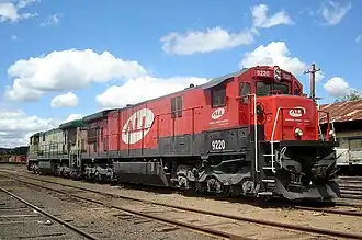 Lok der brasilianischen Bahngesellschaft ALL