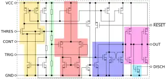 Schaltung der CMOS-Version