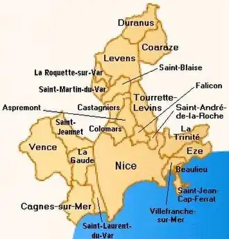carte de la CANCA