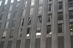 Blick auf die Fassade.