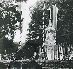 Einweihung des Landsmannschafter-Ehrenmals in Coburg, Pfingsten 1926