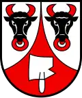 Das alte Wappen von Kirchdorf vor der Fusion