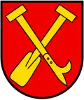 Orpund CH (mit Flößerpaddel)